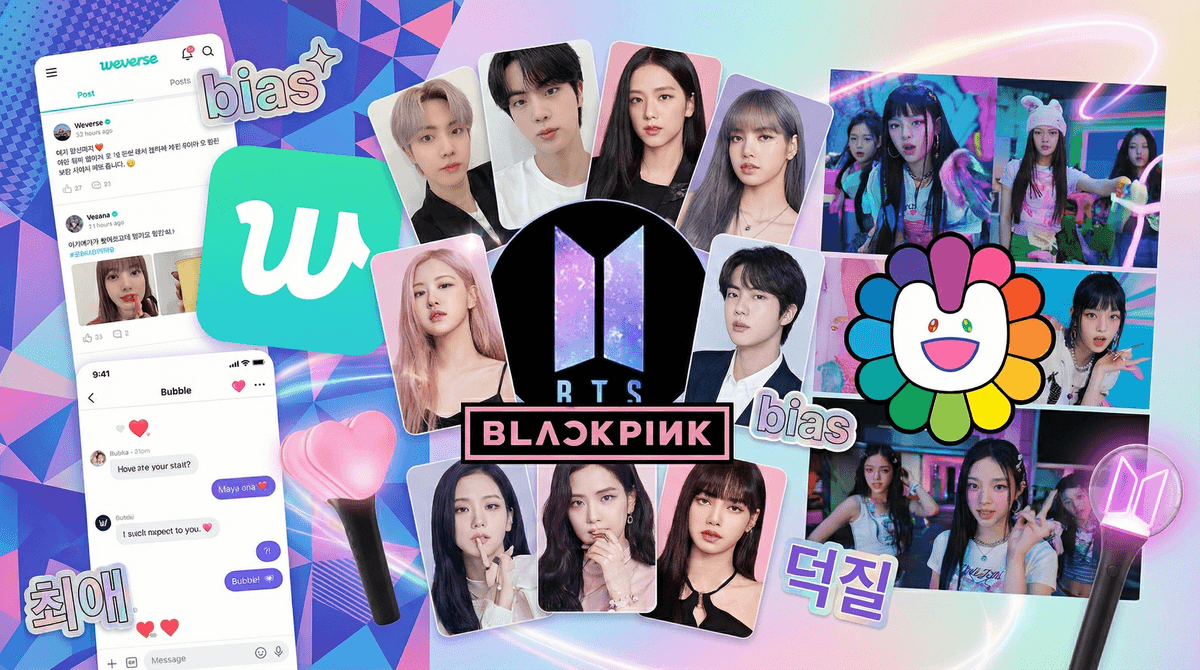 Illustration for The Business of Being a 'Stan': A Parent’s Guide to K-Pop Fandoms