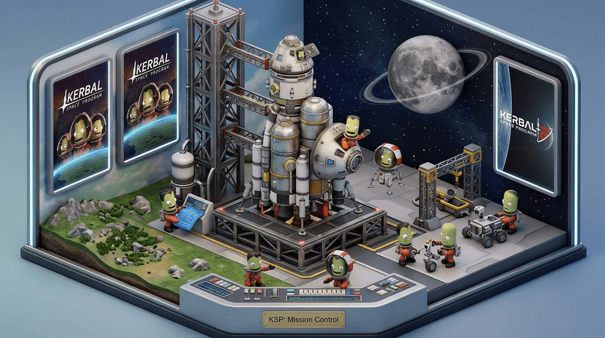 Illustration for Kerbal Space Program: Turning 'Epic Fails' Into Rocket Science