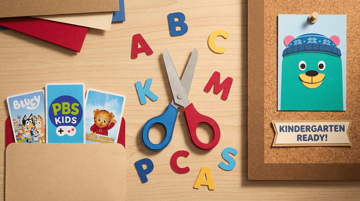 Illustration for Kindergarten Readiness Skills: A Parent's Guide to Screen Time and Learning