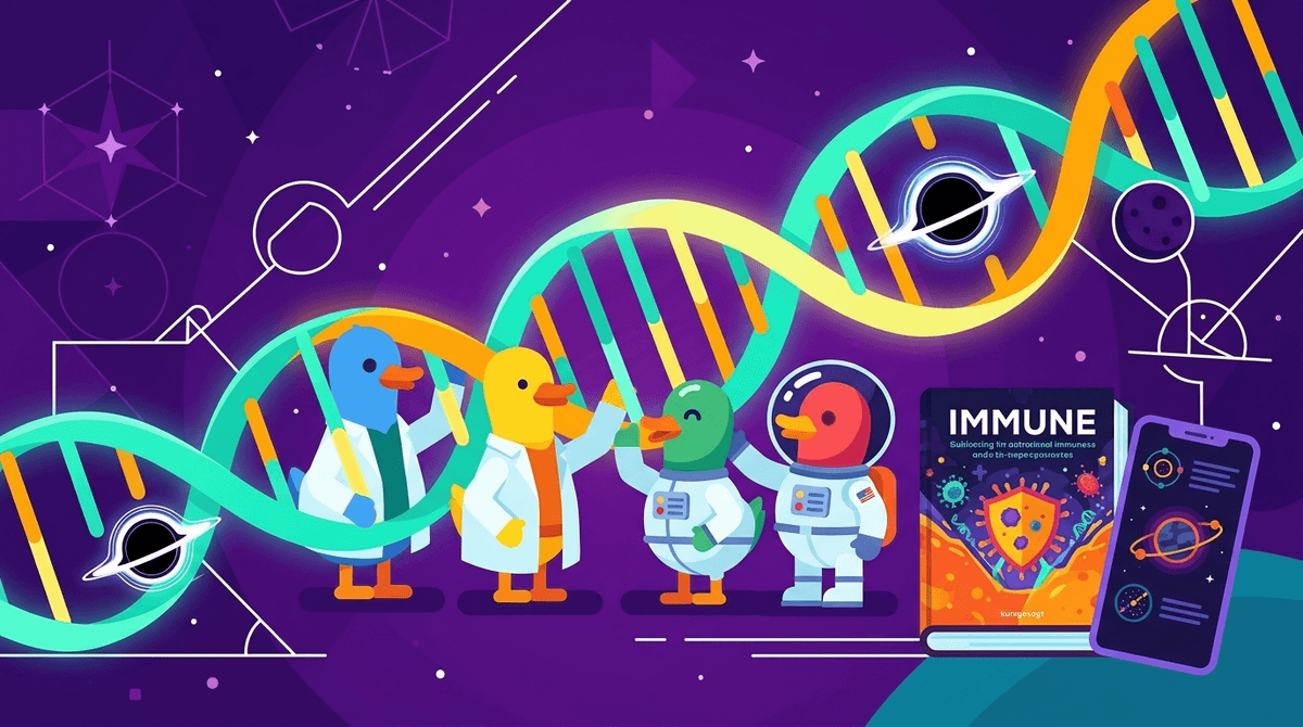 Illustration for Kurzgesagt: Science, Philosophy, and the Viral 'Existential Dread' Ducks