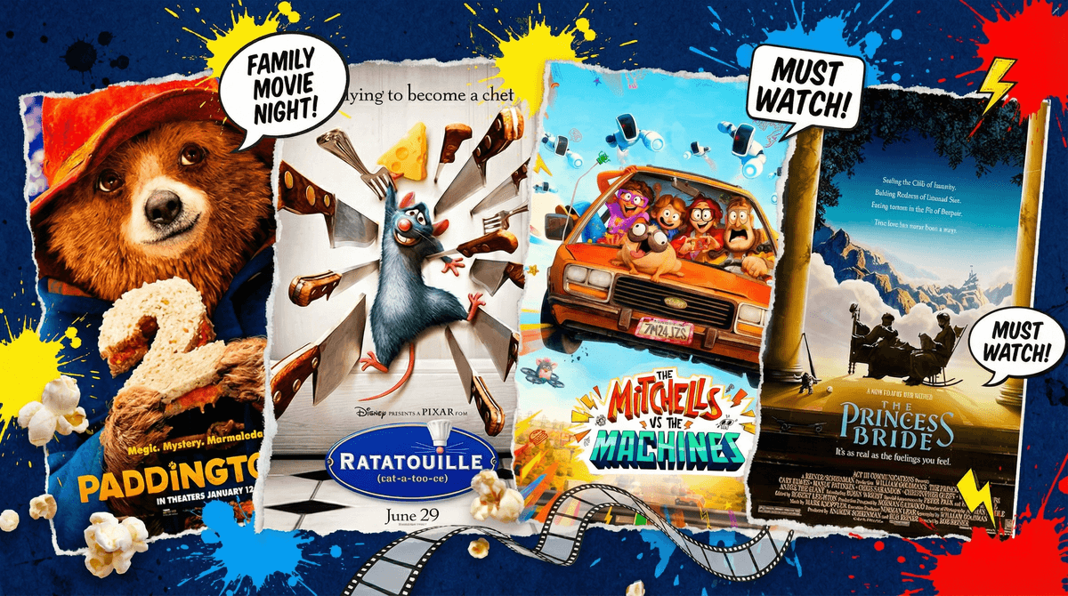 Illustration for Laugh-Out-Loud: The Best Funny Family Movies for Movie Night