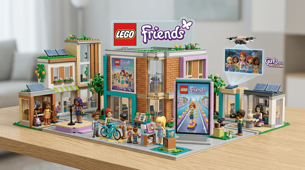 Illustration for Beyond the Pink Bricks: A Parent's Guide to the New LEGO Friends