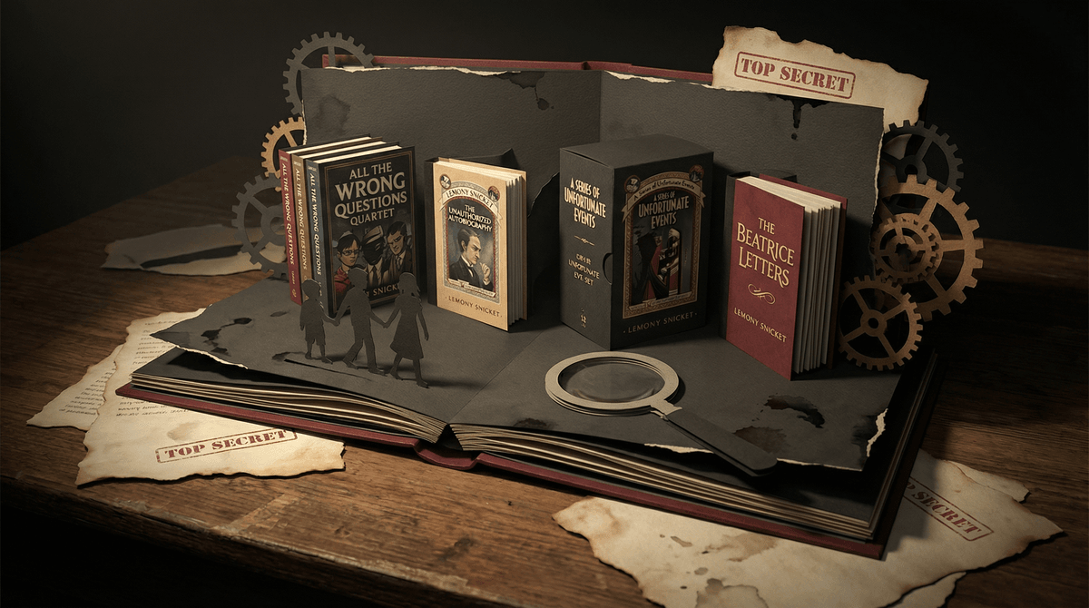 Illustration for Lemony Snicket Reading Order: A Series of Fortunate Decisions