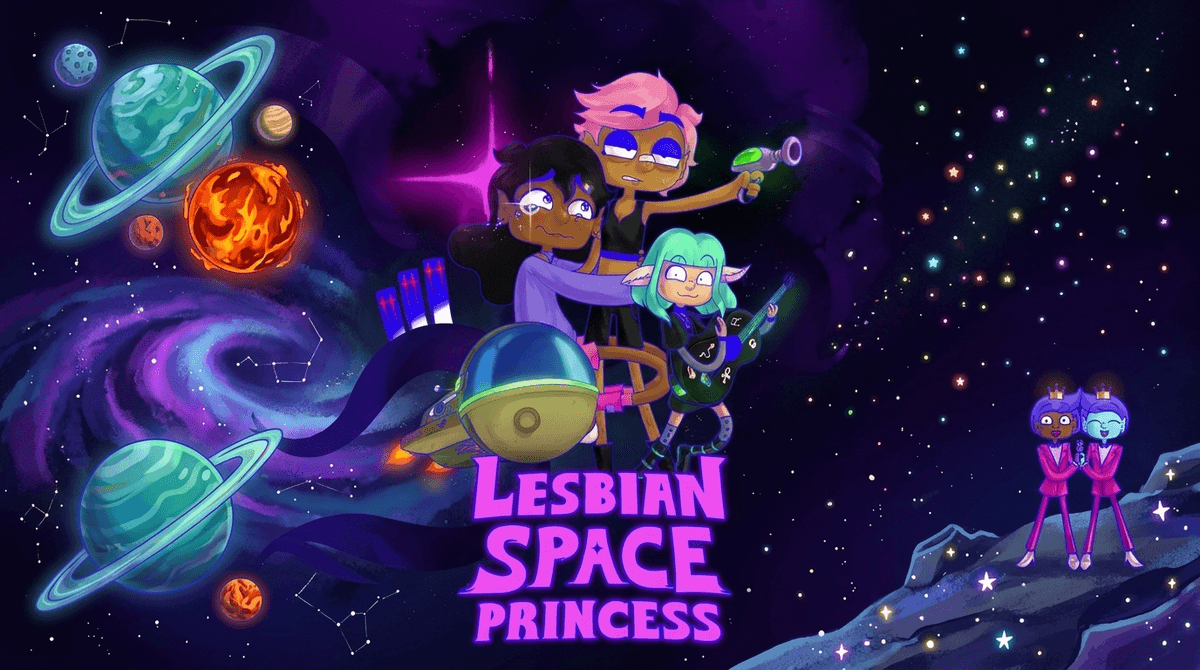 Illustration for Is 'Lesbian Space Princess' OK for Kids?