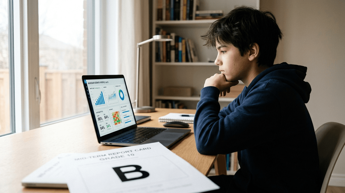 Illustration for Letter Grades Hide Nearly Seventy Percent of Your Child's Learning Progress