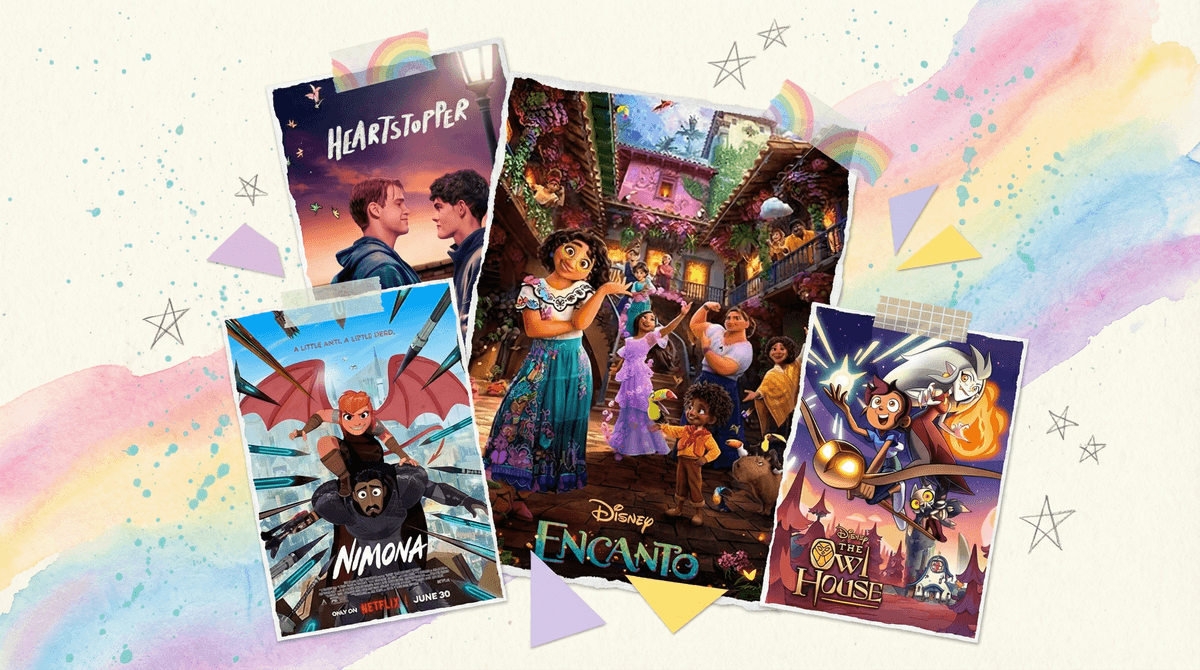 Illustration for LGBTQ+ Movies and Shows for Young People: A Parent's Guide
