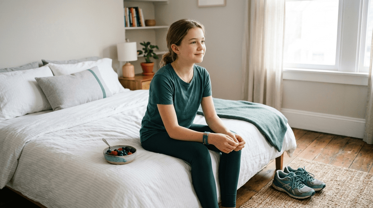 Illustration for Healthy Lifestyle Habits Slash Childhood Anxiety Risk by One Third