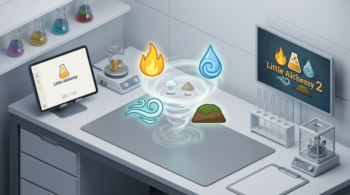 Illustration for Little Alchemy: The High-Reward, Low-Stress Sandbox Your Kid Loves