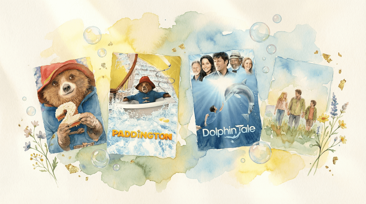 Illustration for 15 Best Live Action Movies for 8 Year Olds (No Violence)