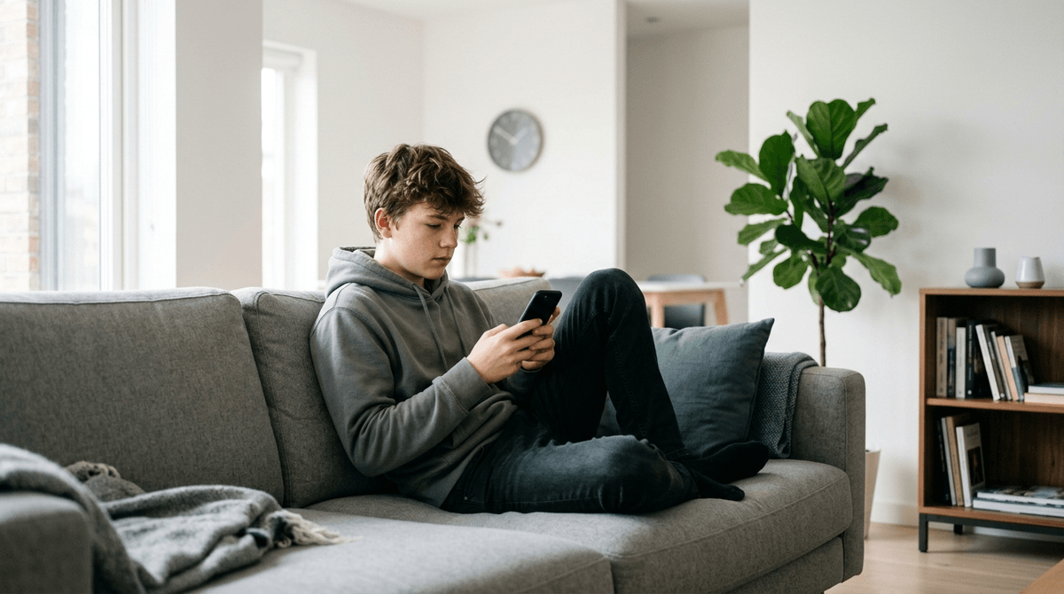 Illustration for Loneliness Explains Sixteen Percent of Teen Smartphone Addiction