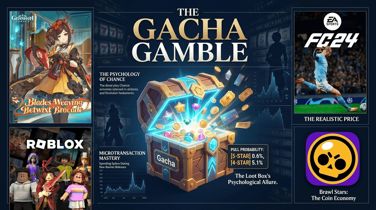 Illustration for The Gacha Gamble: Understanding Loot Boxes, 'Pity' Systems, and Your Kid’s Wallet