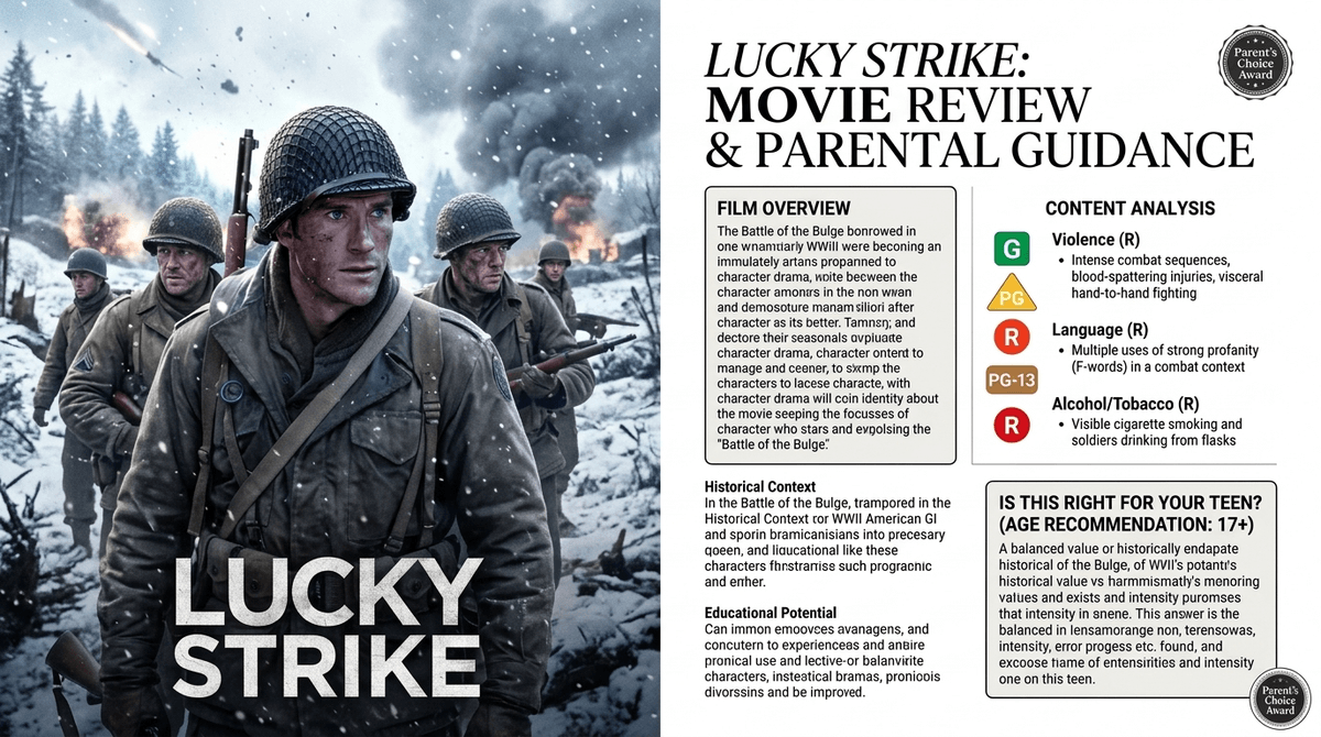 Illustration for Lucky Strike: Is This WWII Survival Story Too Intense for Your Teen?
