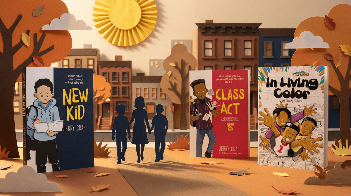 Illustration for Mama's Boyz by Jerry Craft: A Parent's Guide