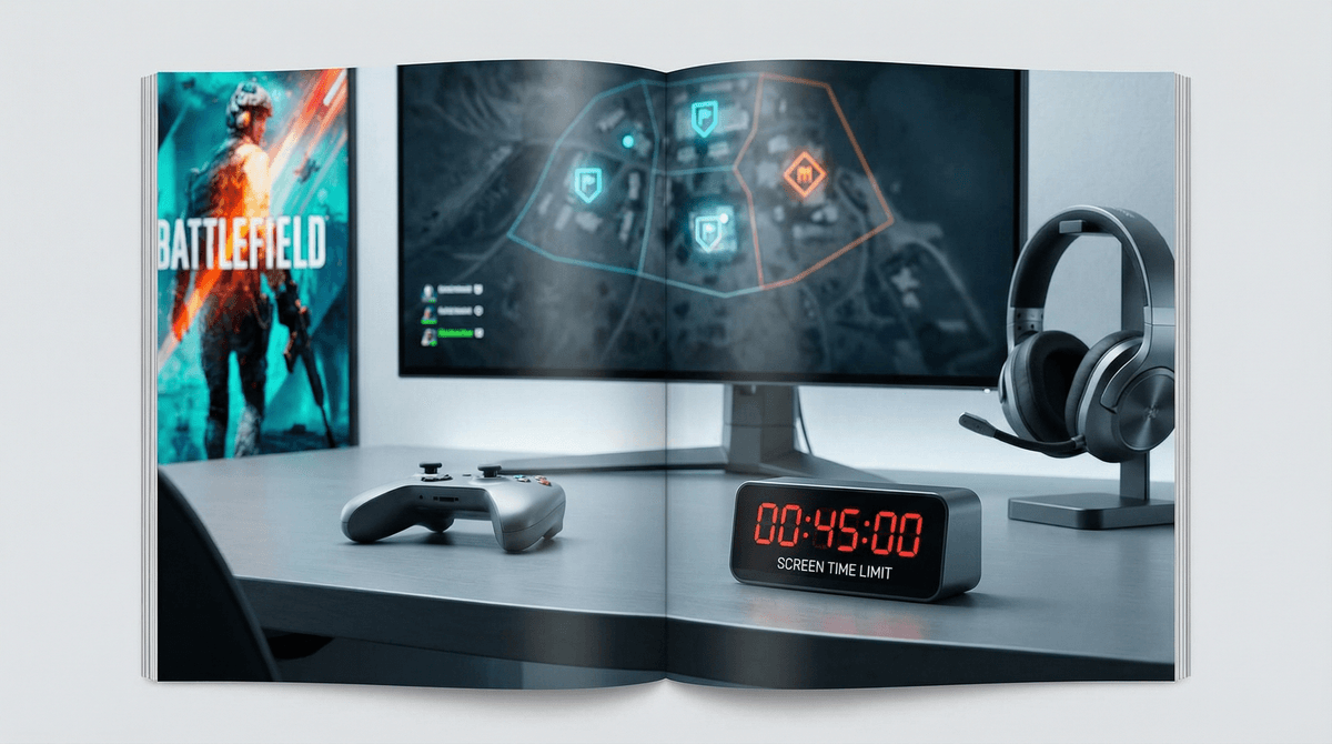 Illustration for Managing Screen Time with Battlefield Multiplayer Modes: A Parent's Guide