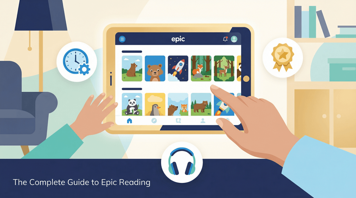 Illustration for Epic Books Screen Time: Does Digital Reading Count as Video?
