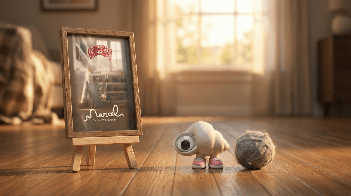 Illustration for Marcel the Shell with Shoes On: A Parent's Guide