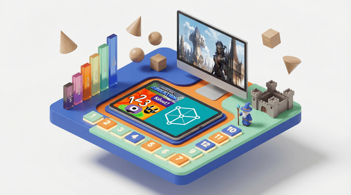 Illustration for Math Games for 5th Grade: Learning or Just Screen Time?