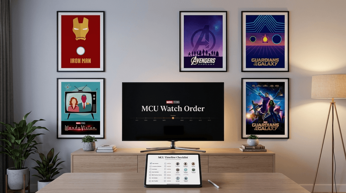 Illustration for The Complete MCU Watch Order: Release vs. Chronological for Families