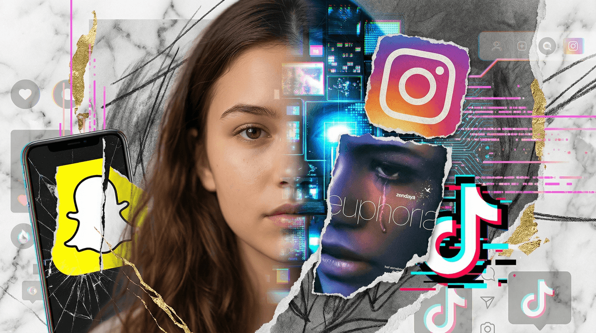 Illustration for How Social Media and Entertainment Shape Kids' Body Image