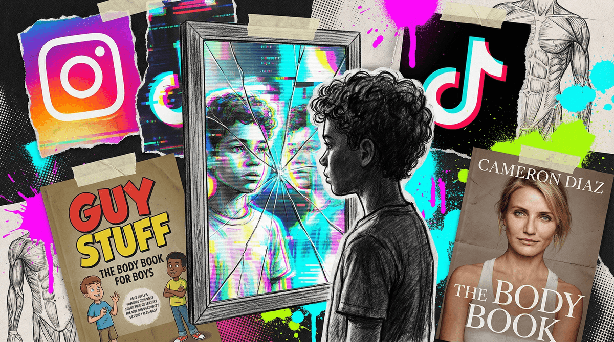 Illustration for How Social Media and Screens Are Shaping Your Child's Body Image