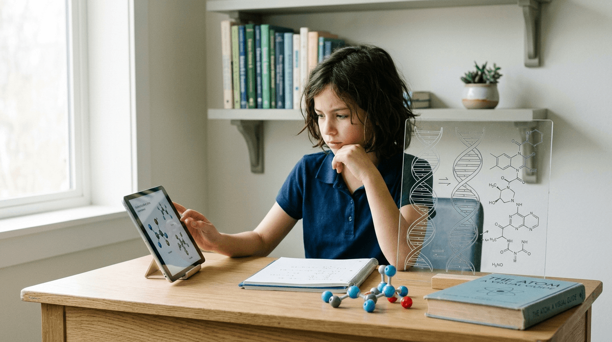 Illustration for Mental Flexibility Predicts How Well Kids Understand Science Texts