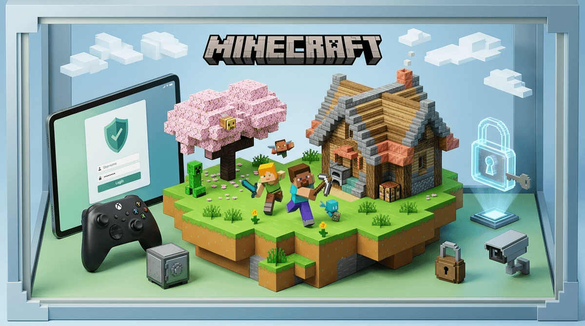 Illustration for Beyond the Creepers: A Parent’s Guide to Minecraft Privacy and Safety