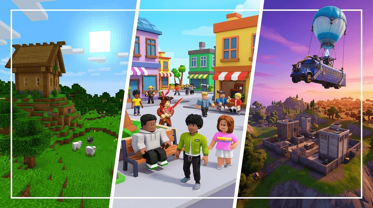Illustration for Minecraft vs Roblox vs Fortnite: Which Game is Right for Your Kid?
