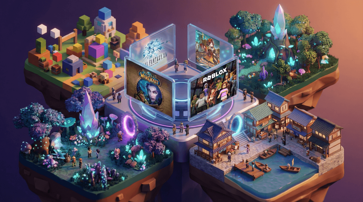 Illustration for MMO Games Explained: What Parents Need to Know About Massive Multiplayer Worlds