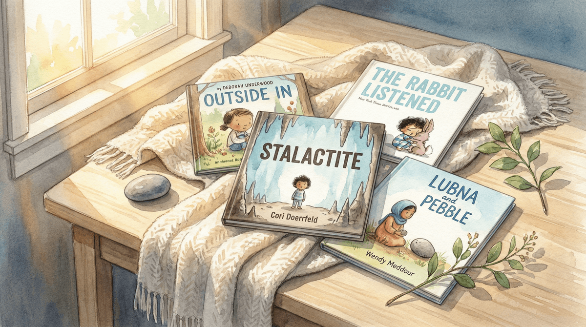 Illustration for The ‘Stalactite’ Effect: Heartwarming Books for Quiet Connection