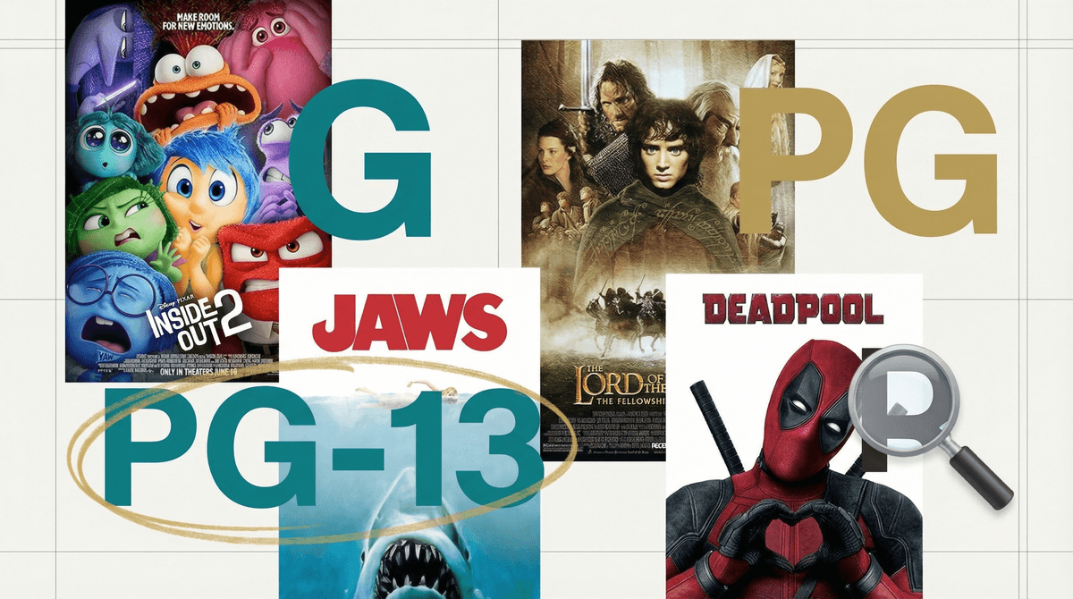 Illustration for Movie Age Ratings Explained: What PG-13 and TV-MA Mean