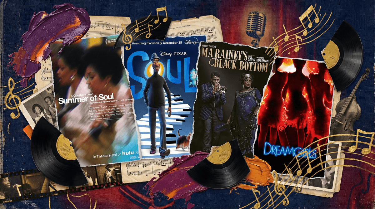 Illustration for Movies About Black Music: A Parent's Guide to Stories That Celebrate Culture and History