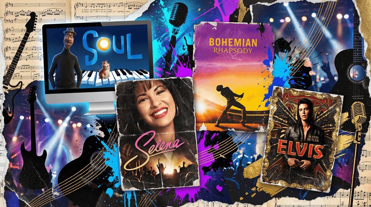 Illustration for Movies About Musicians: What Parents Should Know Before Pressing Play