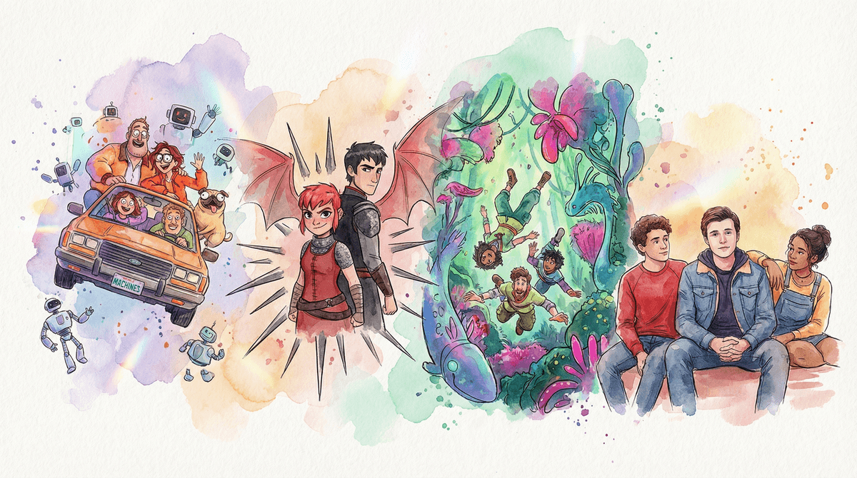 Illustration for Movies with LGBTQ+ Characters: A Parent's Guide to Representation on Screen