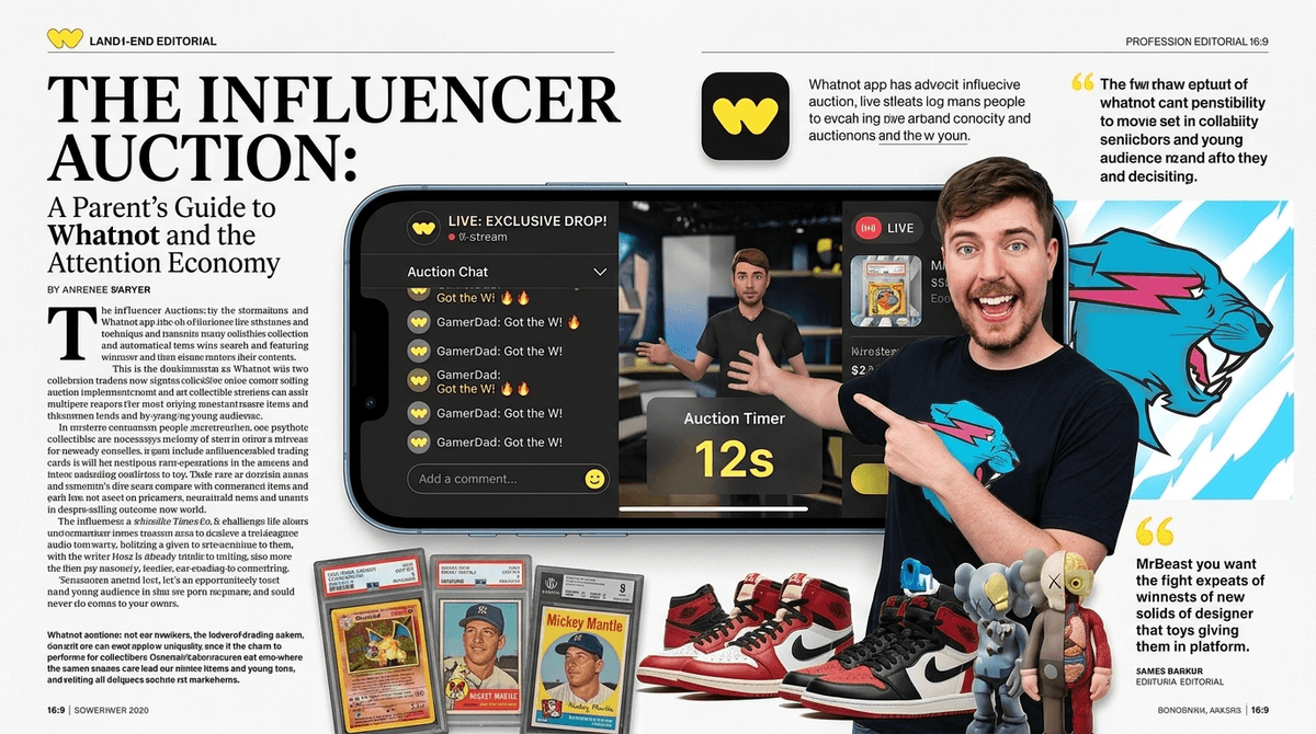 MrBeast and the Whatnot Craze: A Parent’s Guide to Live-Stream Shopping