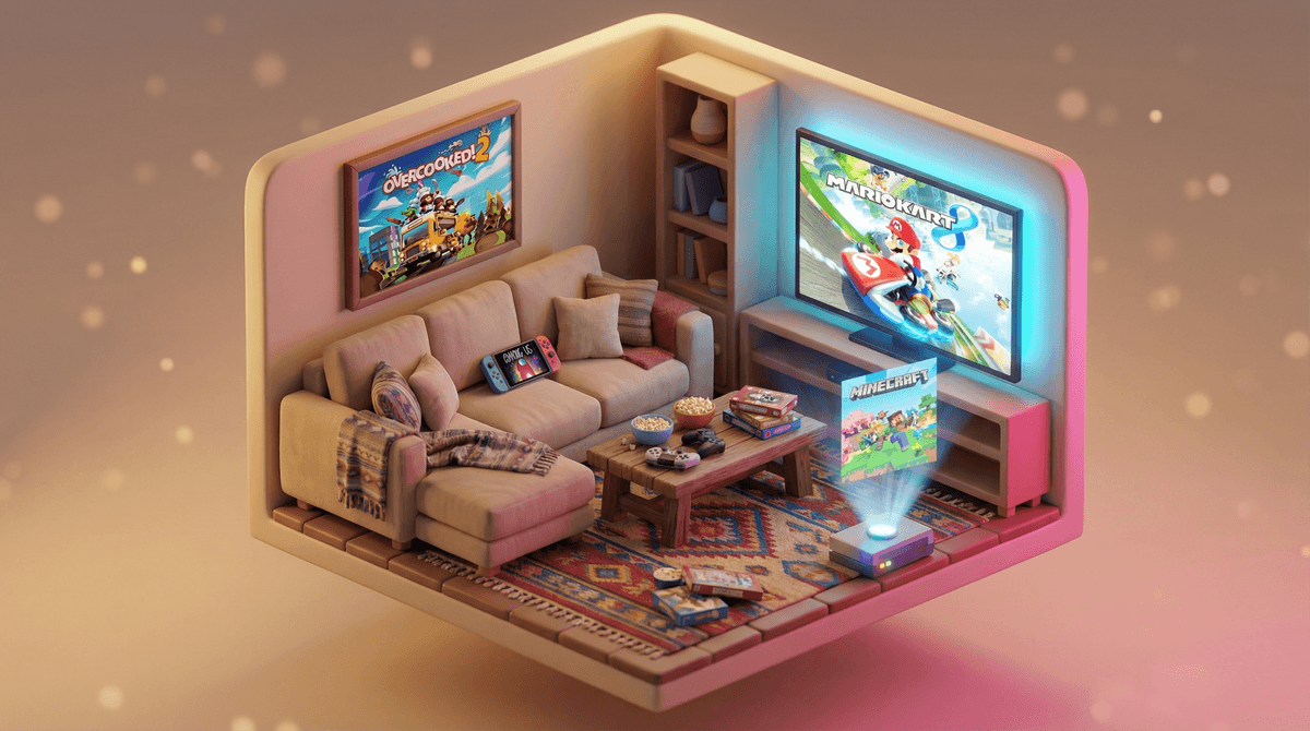 Illustration for The Best Multiplayer Games for Family Game Night (That Everyone Will Actually Enjoy)