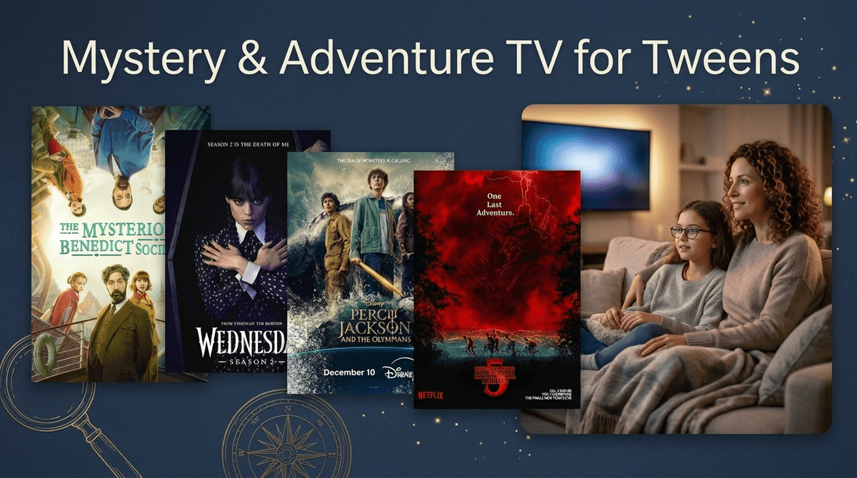 Clues, Quests, and Cliffhangers: Why Tweens Love Mystery & Adventure TV