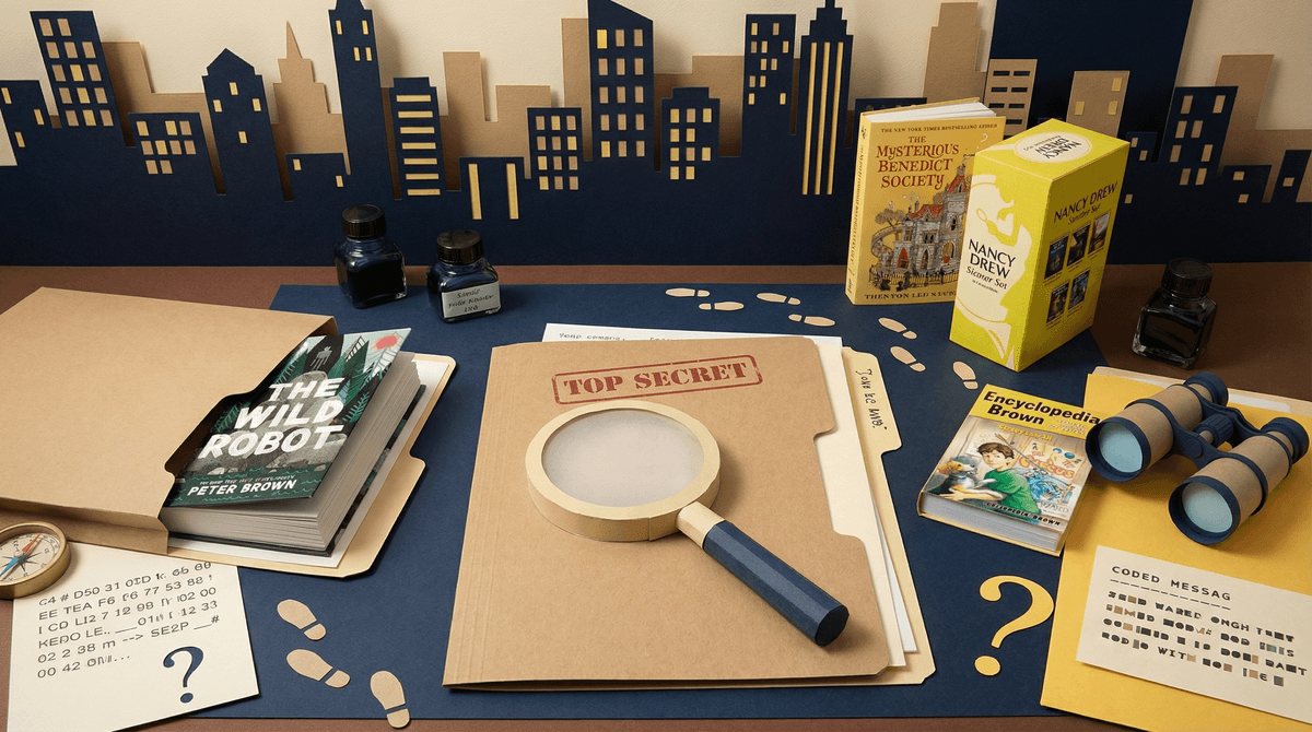 Illustration for Mystery Books for Kids: Building Critical Thinking One Clue at a Time