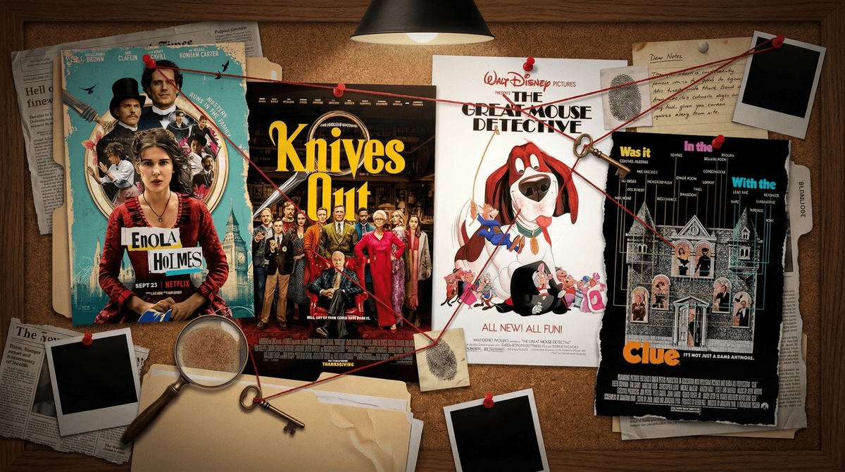 Illustration for 15 Family Friendly Mystery Thriller Films for Kids