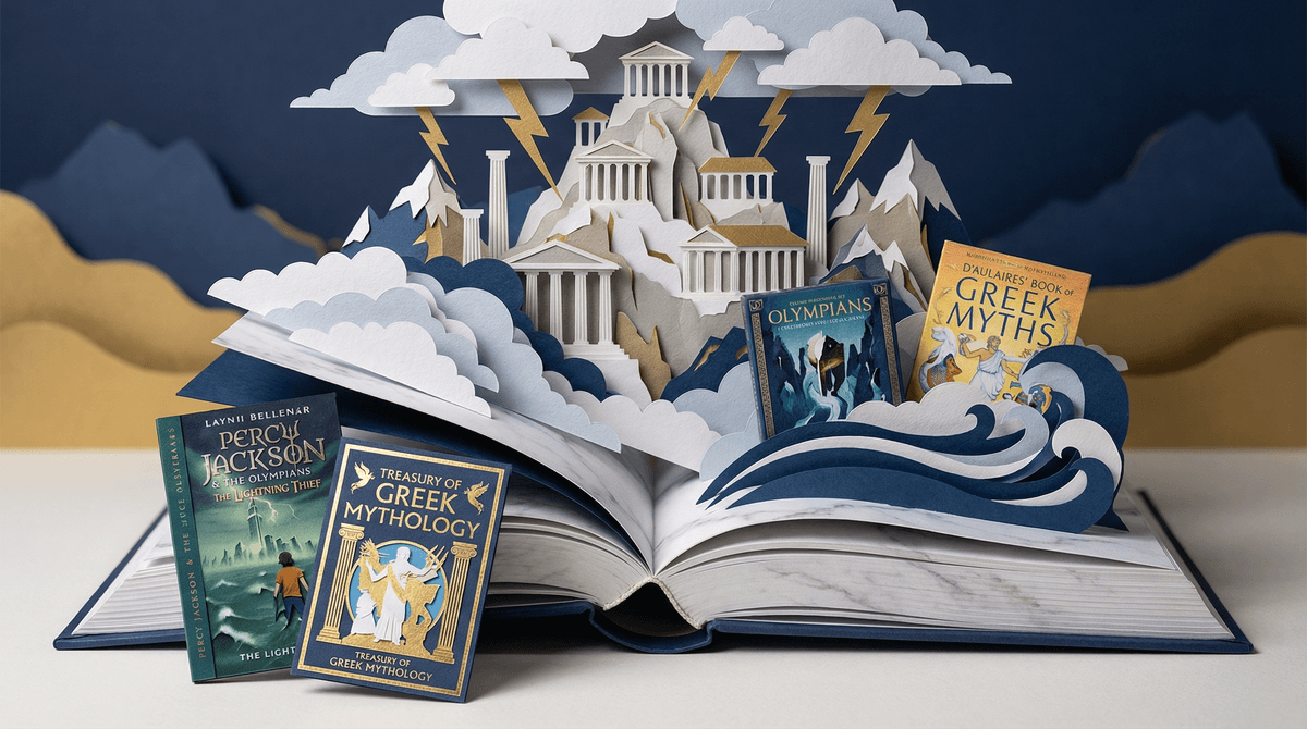 Illustration for Mythology Books for Kids: Ancient Stories for Modern Families