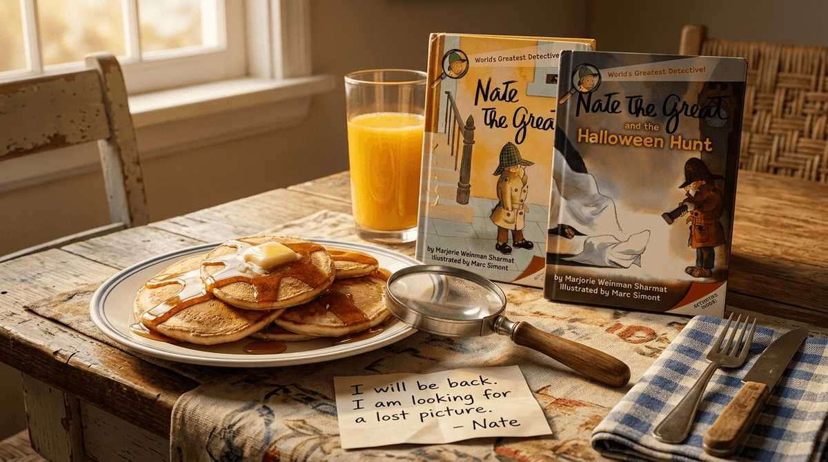 Illustration for Pancakes, Clues, and Pint-Sized Noir: A Parent's Guide to Nate the Great