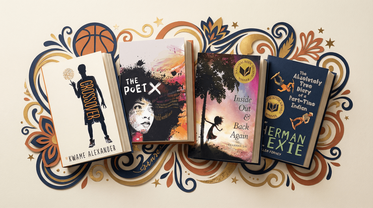 Illustration for National Book Award Winners for Kids: Literary Excellence Meets Real Reading