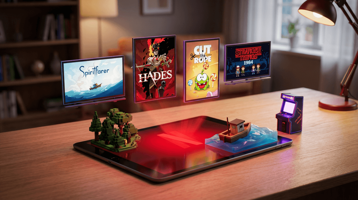 Illustration for Netflix Games: The Hidden Game Library in Your Streaming Subscription