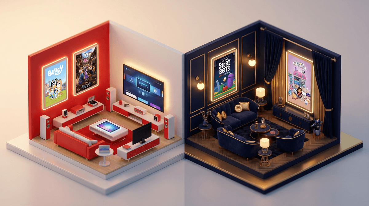 Illustration for Netflix vs Disney Plus Kids Content: Which Has Better Shows?