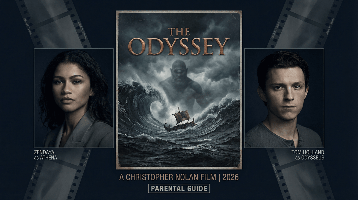 Illustration for The Odyssey (2026) Age Rating: Why It’s Likely Rated PG-13