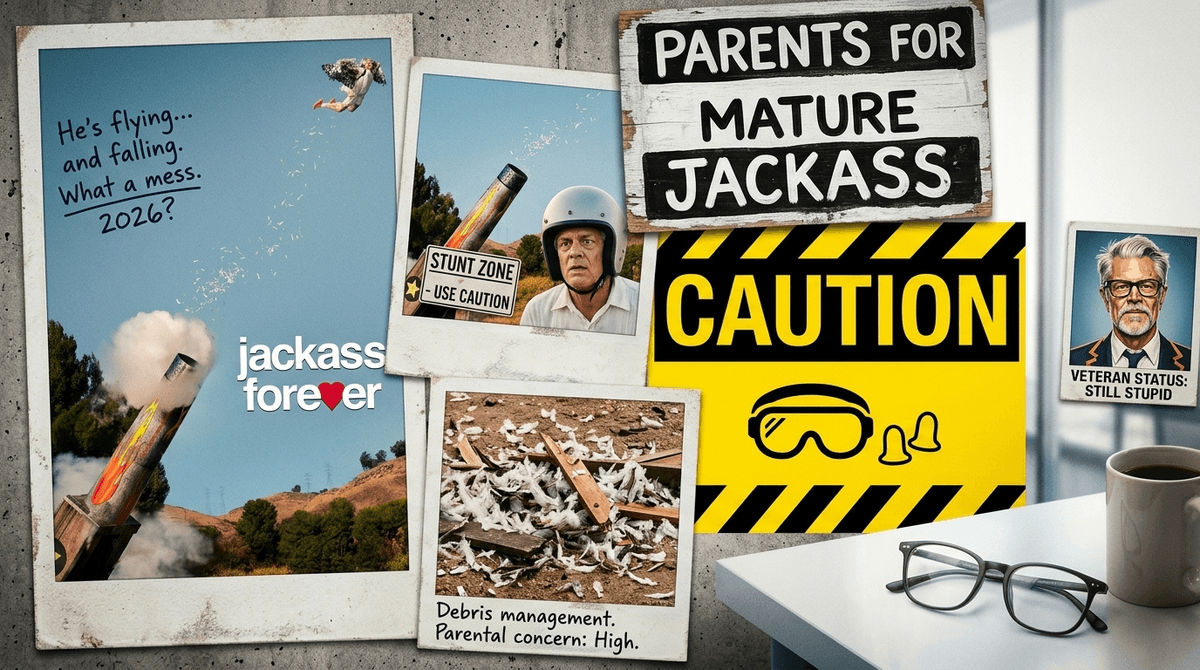 Illustration for The New Jackass Movie: A Parent’s Survival Guide