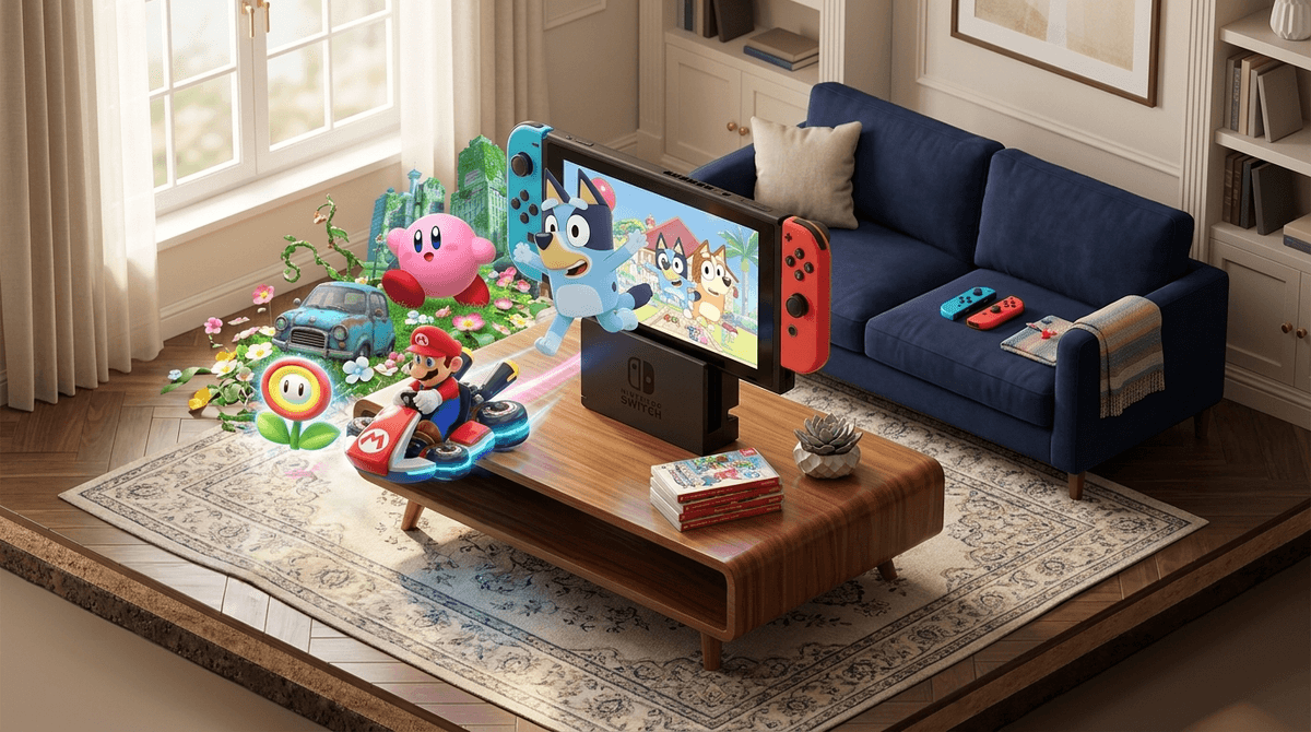 Mario, Bluey, and Beyond: Finding the Right Switch Games for Tiny Hands