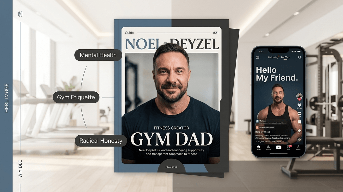 Illustration for Noel Deyzel: The 'Daddy Noel' Guide to Gym Culture and Mental Health