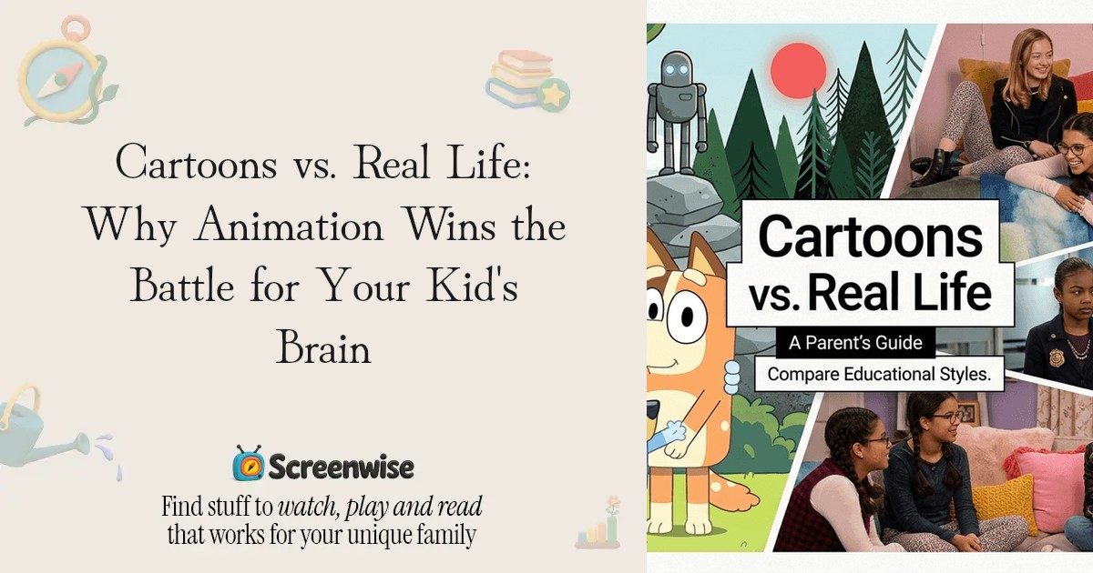 Cartoons vs. Real Life: Why Animation Wins the Battle for Your Kid's ...