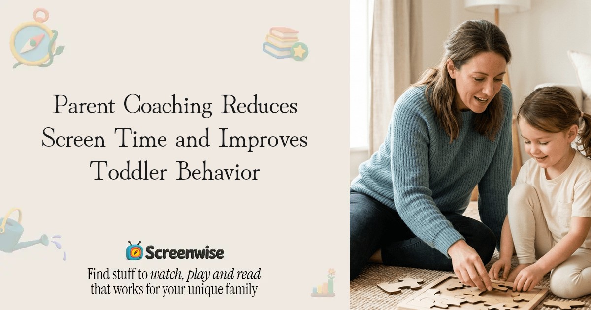 Parent Coaching Reduces Screen Time and Improves Toddler Behavior ...
