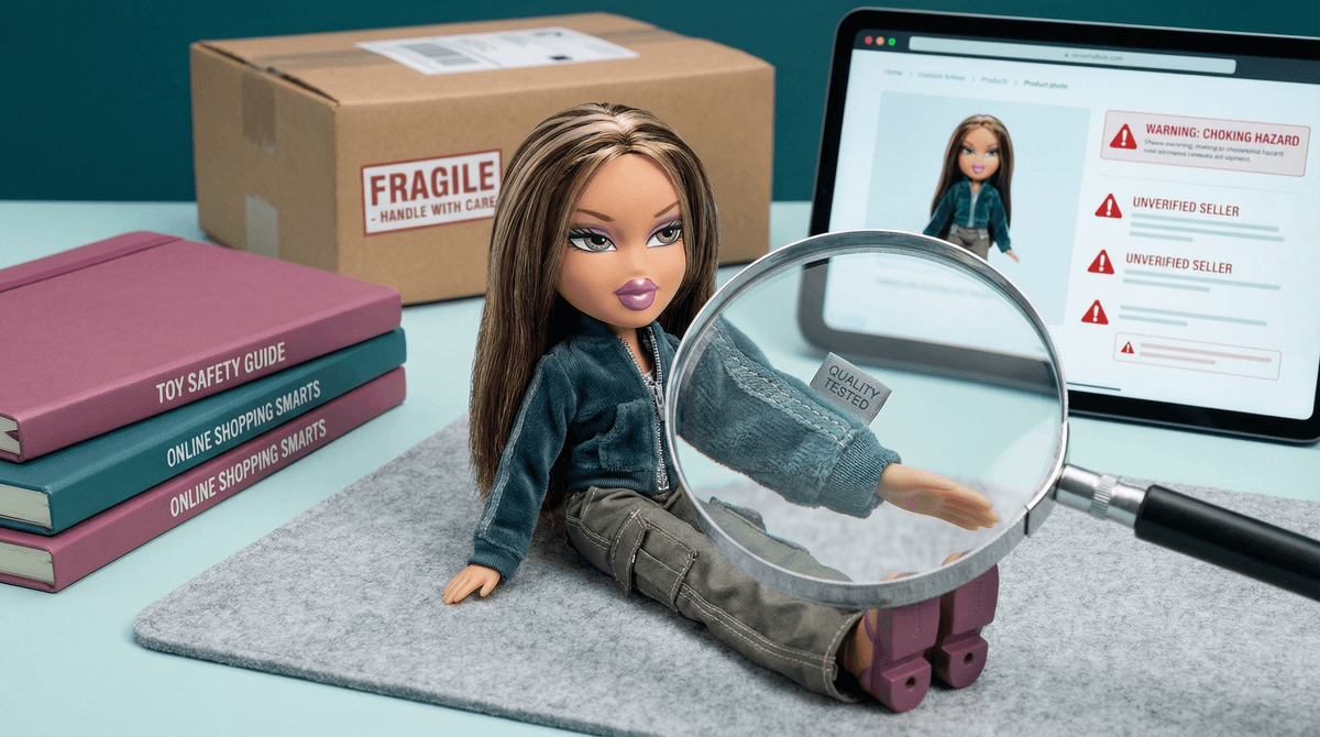 Illustration for Spotting Fake Bratz Dolls: How to Shop Amazon Safely